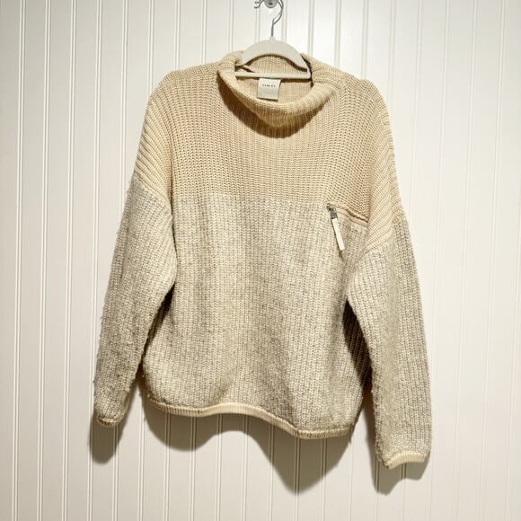 Varley Darwell Pullover Sweater True Knit Mirage Size Small - Picture 2 of 7